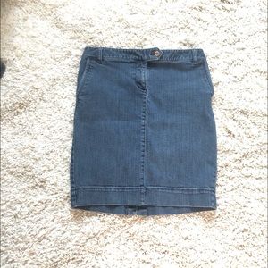 Ann Taylor Loft denim skirt